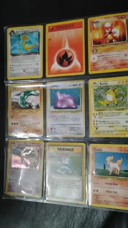 pokemon cards binder collection vintage - Starter set, Fossil, Rocket, and more - Image 1