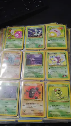 pokemon cards binder collection vintage - Starter set, Fossil, Rocket, and more - Image 3