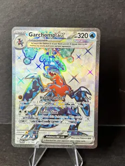 Pokemon Garchomp EX Holo Ultra Rare TCG Card Paradox Rift 219/182 - Image 2