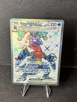 Pokemon Garchomp EX Holo Ultra Rare TCG Card Paradox Rift 219/182 - Image 3