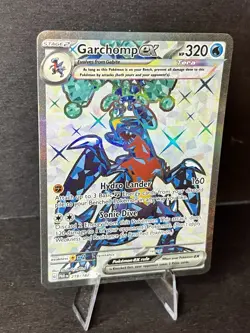Pokemon Garchomp EX Holo Ultra Rare TCG Card Paradox Rift 219/182 - Image 4