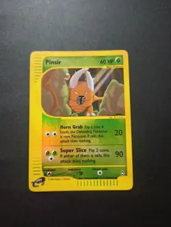 Pinsir 101/147 Reverse Common Aquapolis series Pokemon card ENG EXC - Image 1