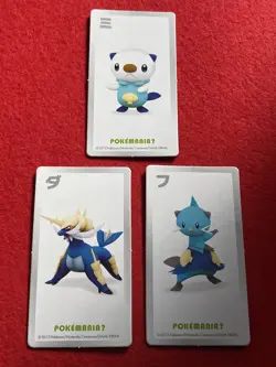 pokemon card Pokemania card 2013 Oshawott& Dewott& Samurott Japanese - Image 1