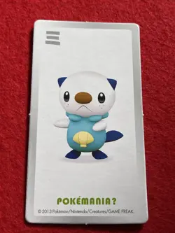 pokemon card Pokemania card 2013 Oshawott& Dewott& Samurott Japanese - Image 2