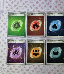Pokemon 151 Holo Energy Complete Set Sve 001 - 008 S&V All 8 Cards - Image 2