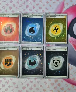 Pokemon 151 Holo Energy Complete Set Sve 001 - 008 S&V All 8 Cards - Image 4