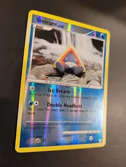 Pokemon TCG Snorunt Reverse Holo Rare Card 75/99 Arceus 2009 - Image 3