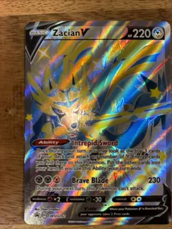 SWSH: Sword & Shield Promo Cards #SWSH292 Zacian V (Shiny) - Image 1