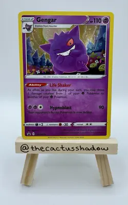 Sword & Shield Promo Cards Holo Gengar SWSH052 - LP/MP - Image 1