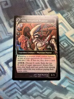 MTG Foil Gix, Yawgmoth Praetor Future Sight Frame NM Unplayed Mystery Booster 2 - Image 1