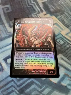 MTG Foil Gix, Yawgmoth Praetor Future Sight Frame NM Unplayed Mystery Booster 2 - Image 2
