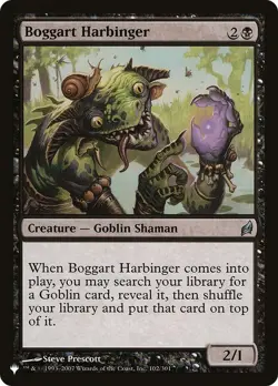 Boggart Harbinger 102/301 NM Normal The List Reprints MTG EN - Image 1