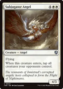 SUBJUGATOR ANGEL x4 mtg NM-M Innistrad Remastered 4 Unc - Image 1
