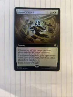 Avatar's Wrath (Extended Art) Avatar: The Last Airbender Foil MTG NM - Image 1