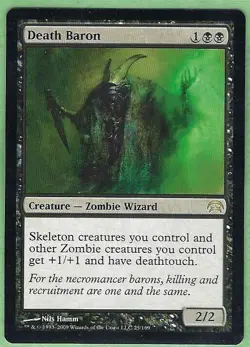 MTG Death Baron Shards Of Alara - Magic The Gathering - NM - Image 1