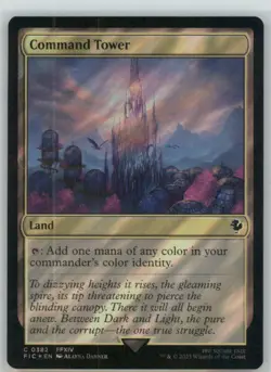 Command Tower (0382) (Surge Foil) C Commander: FINAL FANTASY 382 NM - Image 1