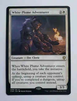 White Plume Adventurer Commander Legends: Battle for Baldur's Gate NM Regular - Image 1