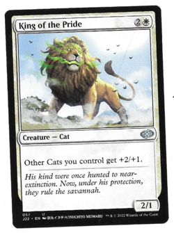 MAGIC THE GATHERING KING OF THE PRIDE CREATURE CAT 57 MTG - Image 1