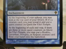 MTG Quest for Ula's Temple x1 NM ~Worldwake (Magic the Gathering)*Free Shipping* - Image 4