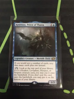MTG Magic The Gathering Kenessos, Priest Of Thassa J22 Rare Simic Merfolk - Image 1