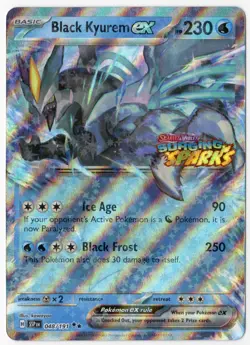 Black Kyurem ex Surging Sparks Stamped (NM) - Promo - Holo Rare Pokemon TCG - Image 1