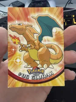 Pokemon Topps Karte Glurak #06 TV Animation Edition Deutsch Top - Image 1