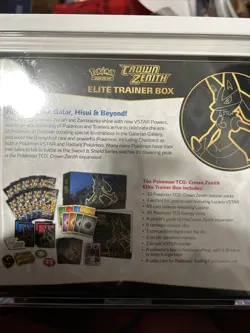 Pokemon TCG Crown Zenith 2023 Elite Trainer Box ETB Sealed 820650851476 - Image 2