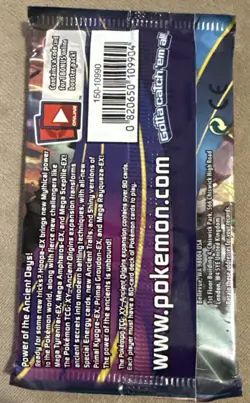 Pokemon TCG XY Ancient Origins Booster Pack Mega Tyranitar Art NEW SEALED - Image 2