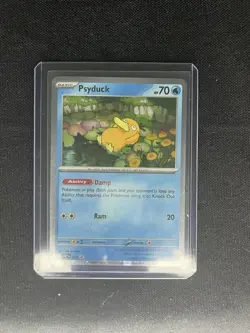 Pokemon TCG Mega Evolutions Psyduck 007 Me1 Black Star Promo - Image 1