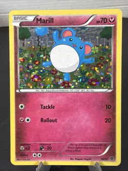 Pokemon - Marill - 10/12 #010/012 - McDonald's Promos 2015 Holo - Image 1