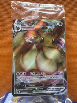 (SEALED) Eevee VMAX SWSH087 Black Star Promo Full Art Holo Pokemon TCG 1153 - Image 1