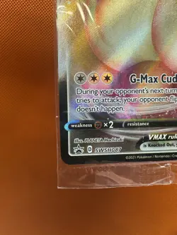 (SEALED) Eevee VMAX SWSH087 Black Star Promo Full Art Holo Pokemon TCG 1153 - Image 4