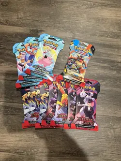 Pokemon 11 Booster Packs Destined Rivals, Journey Together, Mega Evolution - Image 1