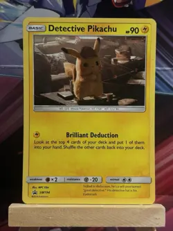 Pokemon - Detective Pikachu SM194 - Sun & Moon Black Star Promo - LP - Image 1