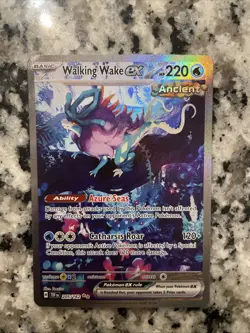 Pokemon TCG Walking Wake EX Scarlet & Violet Temporal Forces 205 - Image 1