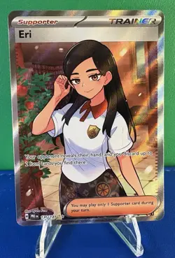 Pokemon TCG Prismatic Evolutions Eri Full Art Trainer Ultra Rare 136/131 - NM - Image 2