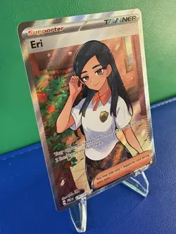 Pokemon TCG Prismatic Evolutions Eri Full Art Trainer Ultra Rare 136/131 - NM - Image 3