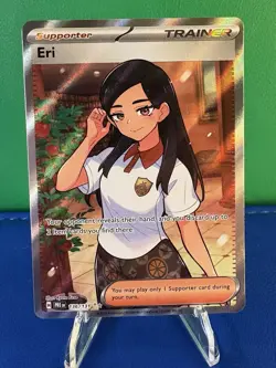 Pokemon TCG Prismatic Evolutions Eri Full Art Trainer Ultra Rare 136/131 - NM - Image 5