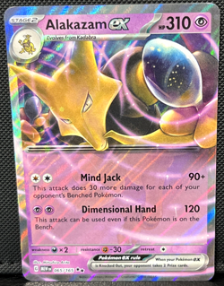 Alakazam EX 65/165 Double Rare Holo -SV3.5- Scarlet&Violet 151 -NM- Pokemon TCG - Image 1