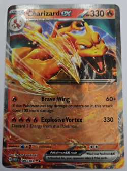 Charizard EX - Pokemon TCG - Scarlet & Violet 151 6/165 Holo Near Mint - Image 1