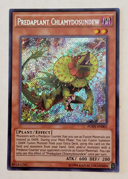 Yu-Gi-Oh Predaplant Chlamydosundew Secret Rare FUEN-EN005 - Image 1