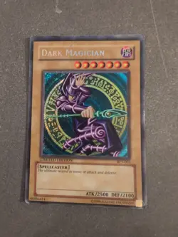 Yugioh Dark Magician BPT-001 Secret Rare Promo MP/LP - Image 1