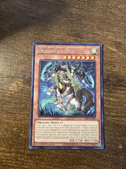 Dracotail Pan JUSH-EN003 Justice Hunters Rare 1st Edition NM Yugioh - Image 1