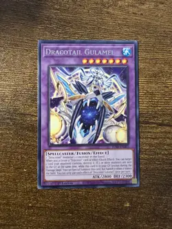 Dracotail Gulamel JUSH-EN007 Rare 1st Edition NM Yugioh - Image 1