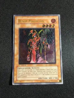 Yu-Gi-Oh! Blast Magician FET-EN020 1st Edition Ultimate Rare MP - Image 1