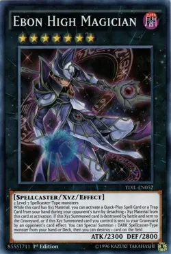 Ebon High Magician - TDIL-EN052 - Super Rare - 1st Edition - Lightly Played - Image 1