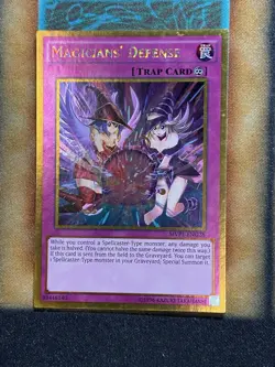 Yugioh Magician’s Defense MVP1-ENG28 Gold Rare NM - Image 1