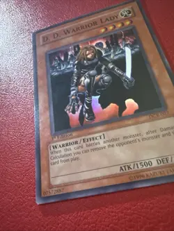 Yu-Gi-Oh! - D. D. Warrior Lady - IOC-027 - 1st Edition - MP/LP - VINTAGE - Image 2