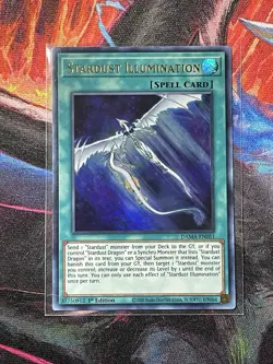 Stardust Illumination DAMA-EN051 Dawn of Majesty 1st Edition Yugioh Yu Gi Oh - Image 1