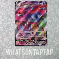 Pokemon Card Dragapult Vmax 093/192 Ultra Rare Sword Shield Rebel Clash NM - Image 1